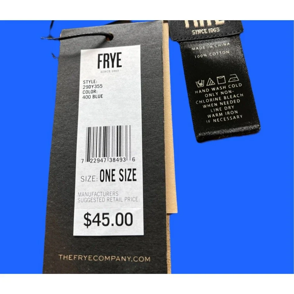 Frye bandana blue